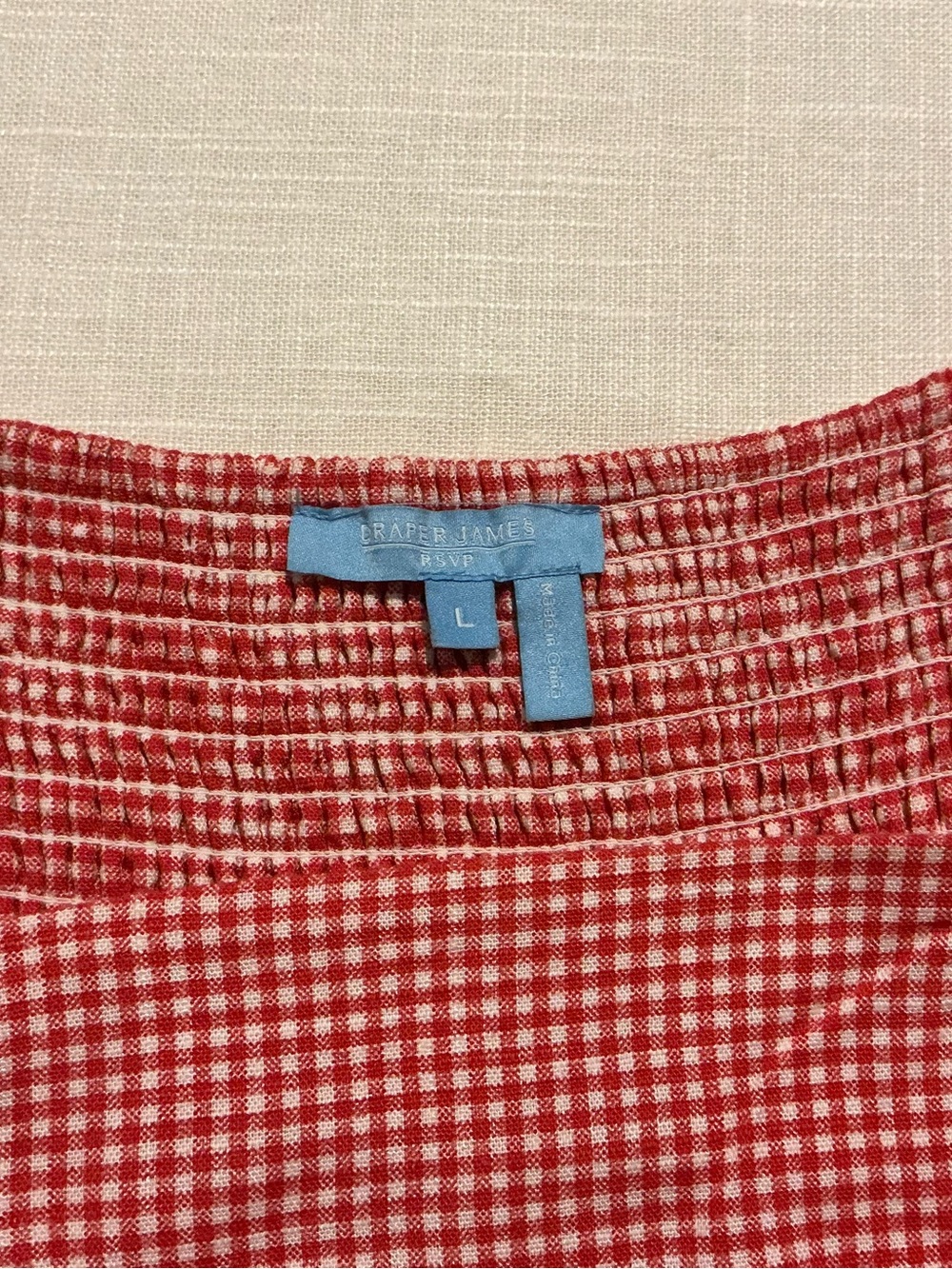 Draper James Rose-gingham Print Tie Strap Midi Dress - Picture 6 of 14
